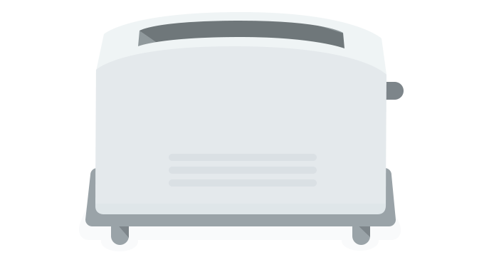 MakeAppIcon Toaster Flat UI Logo