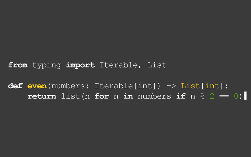 Type Hints – Better type at Python