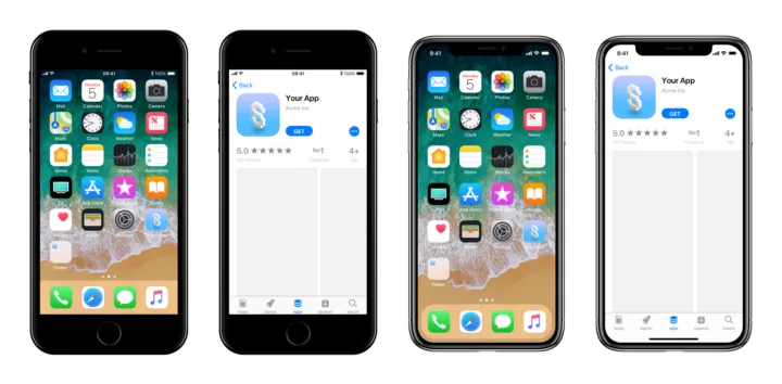 iphone x mockup app design UI UX