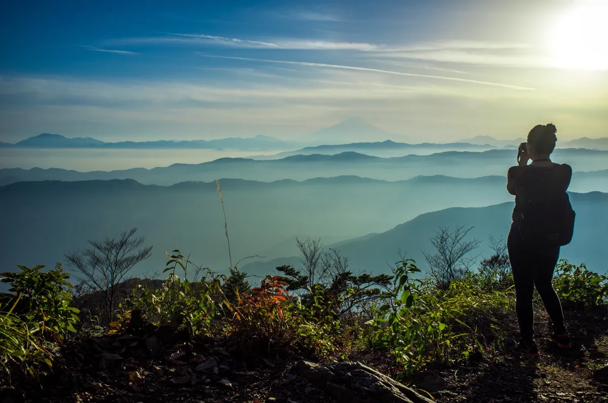 A view of Mt. Fuji from Tokyo, Japan. Taken by one of our remote team members, Athena.